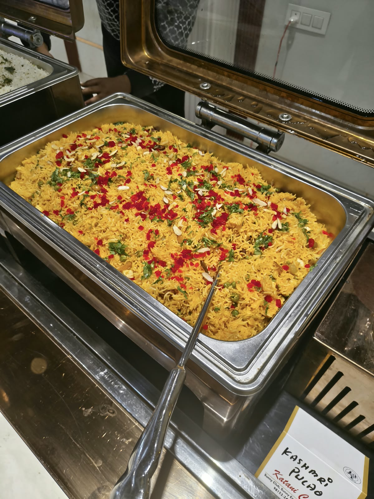 Live Chaat Papri Counter catered by Katani Caterers Kharar