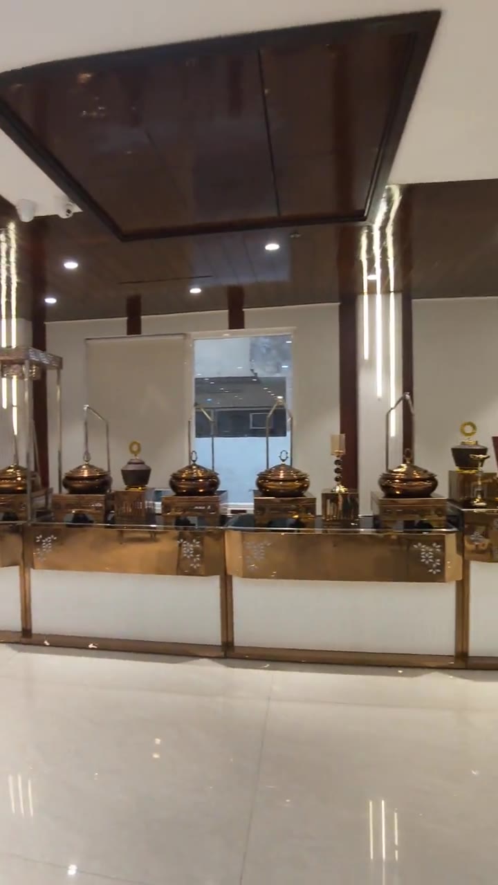 Gourmet Copper Catering Display at Katani's Sunny Club Kharar