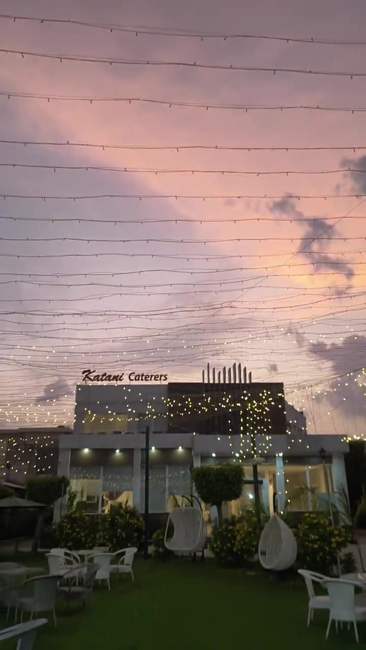 Twilight Fairy-Light Lawn Canopy at Katani's Sunny Club Kharar